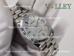 DD36009 Rolex Day-Date 128236 Fluted Bezel Diamond-Paved Dial - Image 6