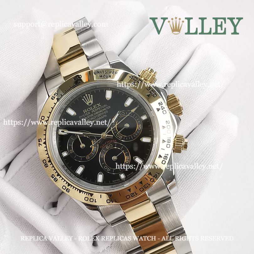 D203 Rolex Daytona 116503 Two Tone Black Dial