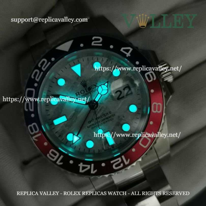 GM506 Rolex GMT-Master II 126719 Pepsi Oyster Bracelet Meteorite Dial