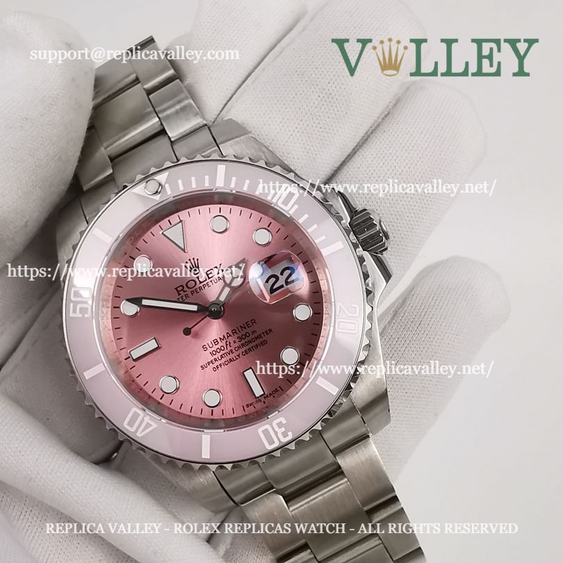 S104 Rolex Submariner 116610 Custom Made Pink Edition