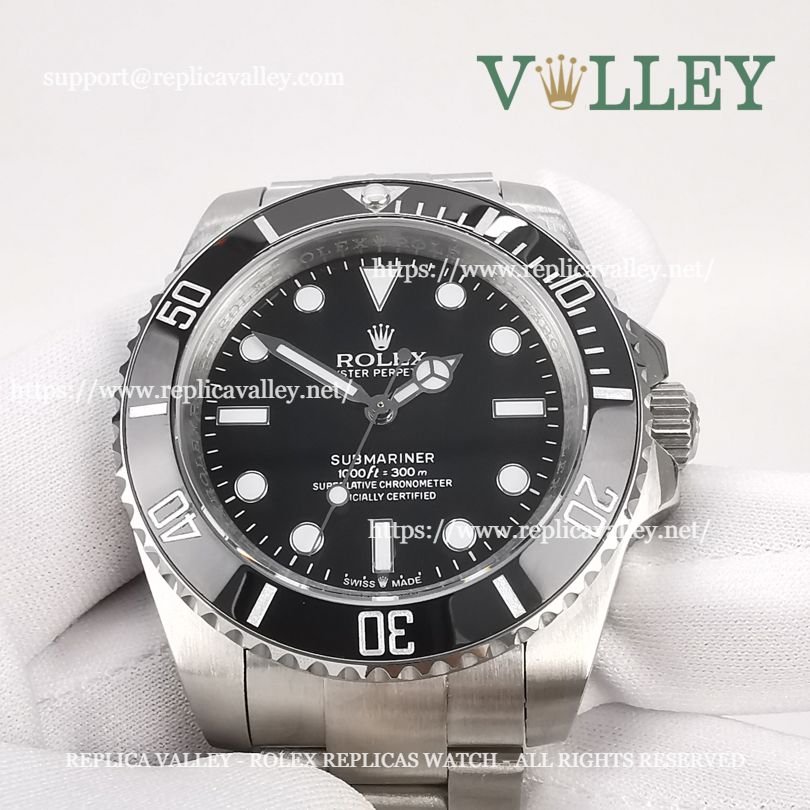 S404 Rolex Submariner 124060 No Date Black Dial