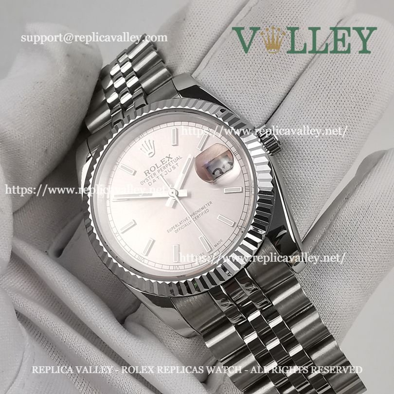 DJ36005 Rolex Datejust 116234 Fluted Bezel Pink Dial