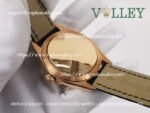 C101 Rolex Cellini Time 50505 Black Leather Strap Black Dial - Image 7