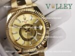 SKD303 Rolex Sky-Dweller 326938 Oyster Bracelet Gold Dial - Image 2