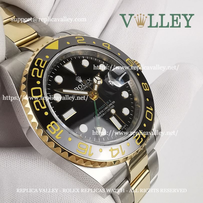 GM522 Rolex GMT-Master II 116713LN Yellow Gold & Stainless Steel