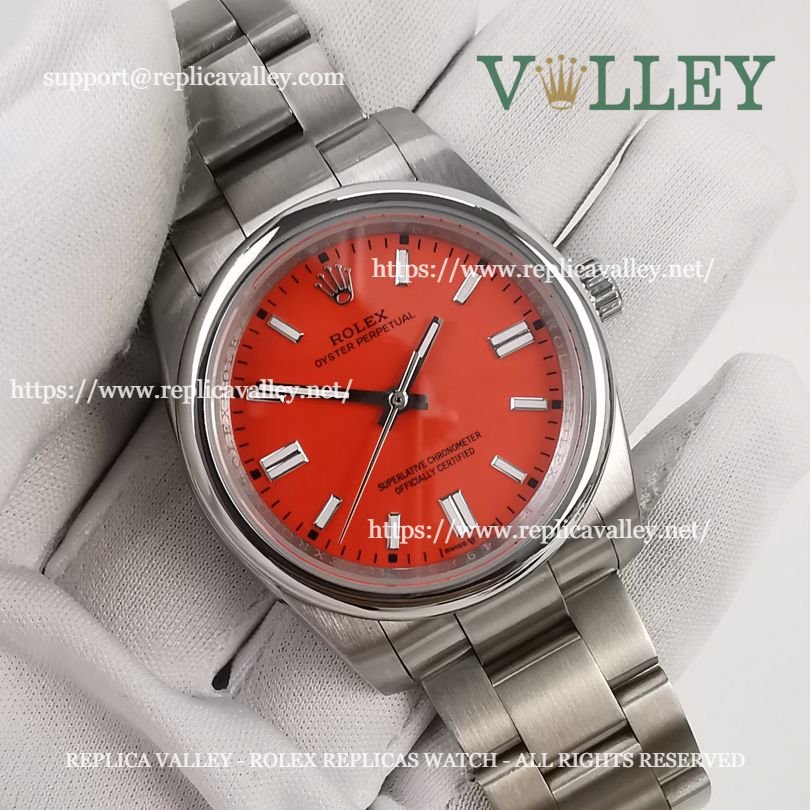 OP36002 Rolex Oyster Perpetual 126000 Coral Red Dial