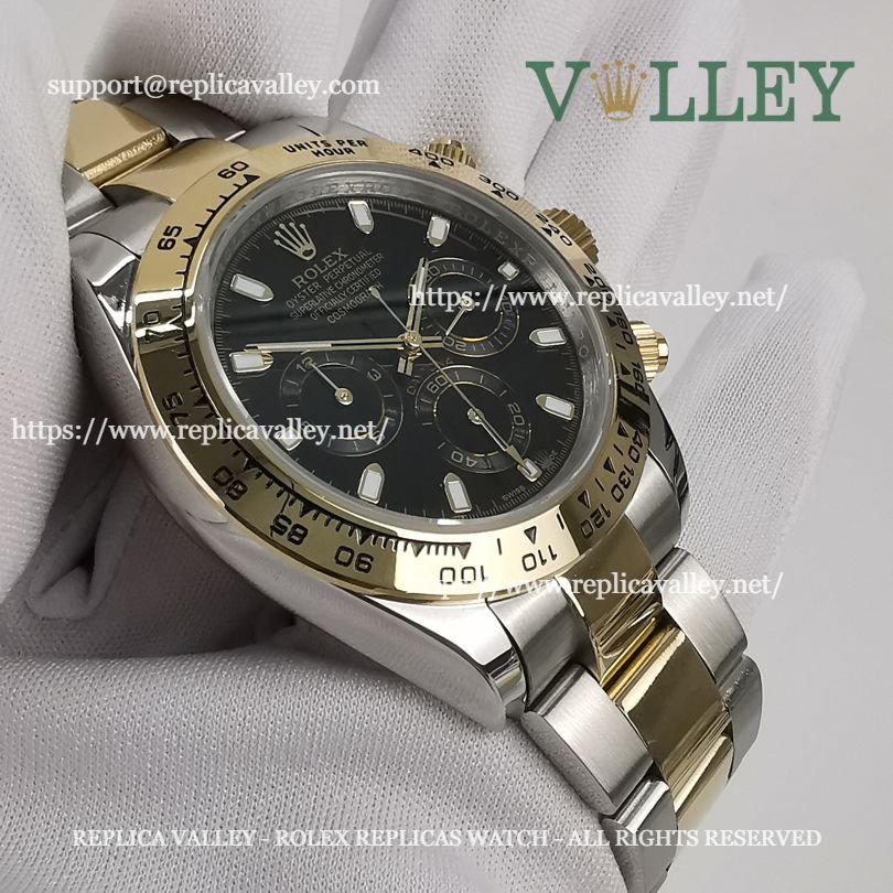 D203 Rolex Daytona 116503 Two Tone Black Dial