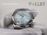 DD36007 Rolex Day-Date 128236 Fluted Bezel Ice-Blue Roman Dial - Image 5