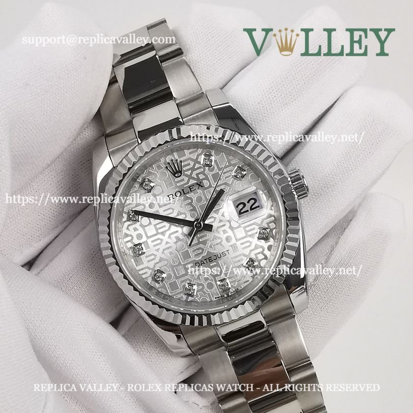 DJ36103 Rolex Datejust 116234 Silver Jubilee Diamond Dial Oyster Bracelet