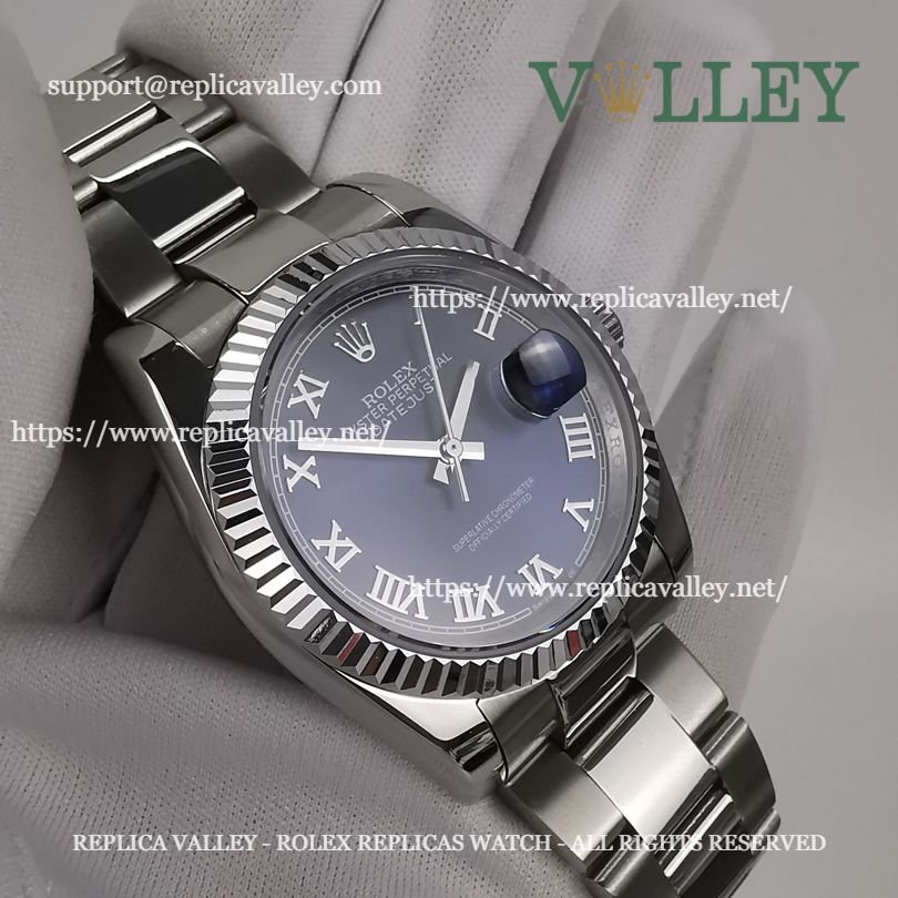 DJ36109 Rolex Datejust 116234 Blue Roman Dial Oyster Bracelet