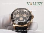 D651 Rolex Daytona 116515 Rose Gold Leather Black Dial - Image 5