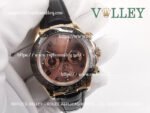 D653 Rolex Daytona 116515 Rose Gold Leather Chocolate Dial - Image 2