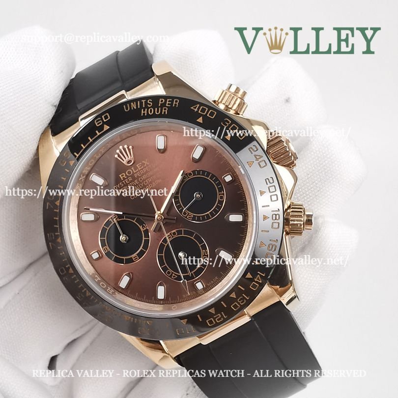 D604 Rolex Daytona 116515 Rose Gold Chocolate Dial