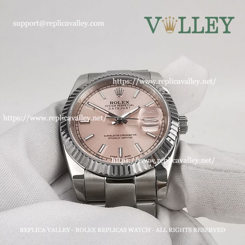 DJ36105 Rolex Datejust 116234 Pink Dial Oyster Bracelet