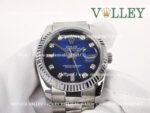 DD36003 Rolex Day-Date 128239 Fluted Bezel Blue Ombre Dial - Image 5
