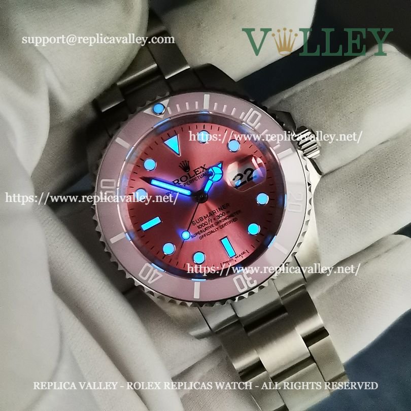 S104 Rolex Submariner 116610 Custom Made Pink Edition