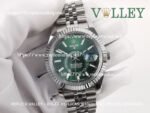 SKD014 Rolex Sky-Dweller 326934 Jubilee Bracelet Mint Green Dial