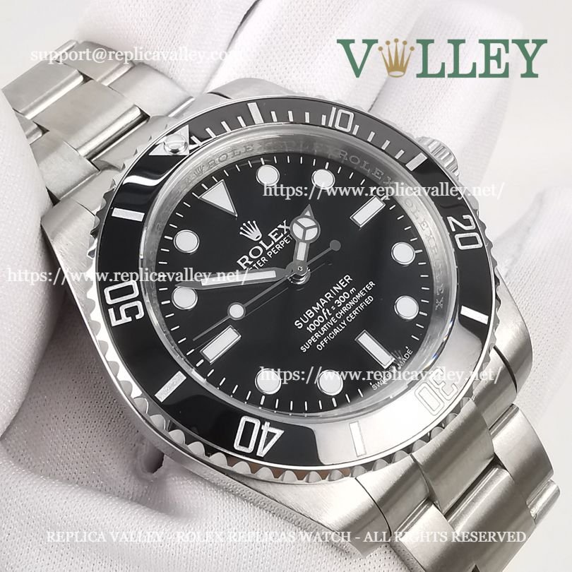 S404 Rolex Submariner 124060 No Date Black Dial
