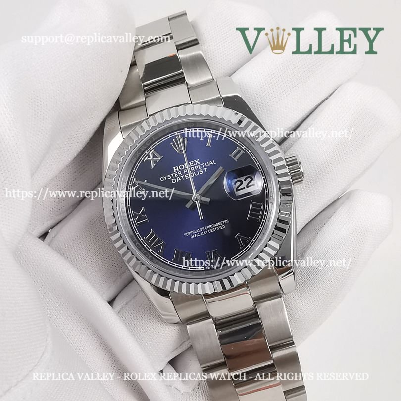DJ36109 Rolex Datejust 116234 Blue Roman Dial Oyster Bracelet
