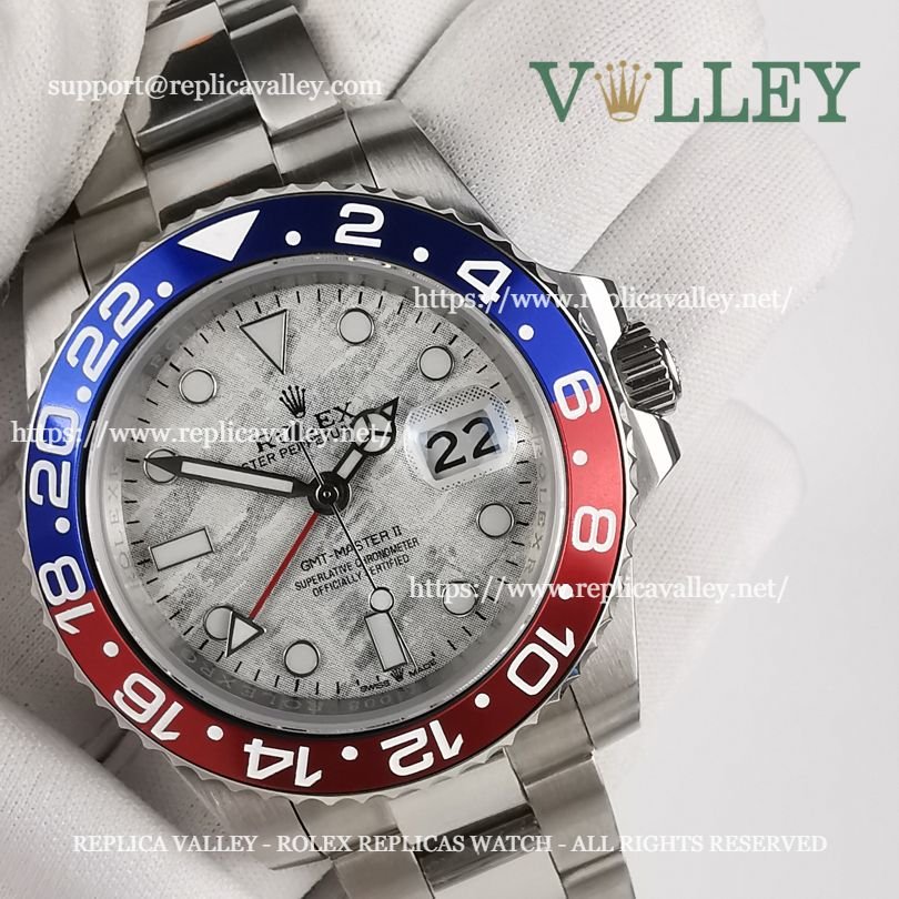 GM506 Rolex GMT-Master II 126719 Pepsi Oyster Bracelet Meteorite Dial