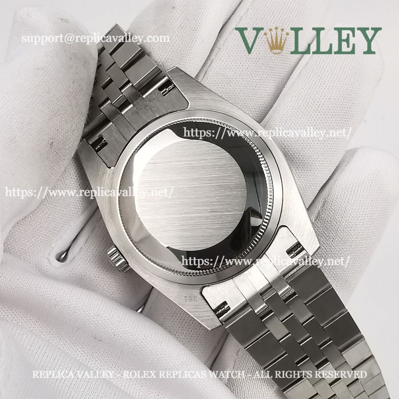 DJ36002 Rolex Datejust 116234 Fluted Bezel Black Roman Dial