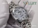 DD36004 Rolex Day-Date 128239 Fluted Bezel MOP White Diamond Dial - Image 6