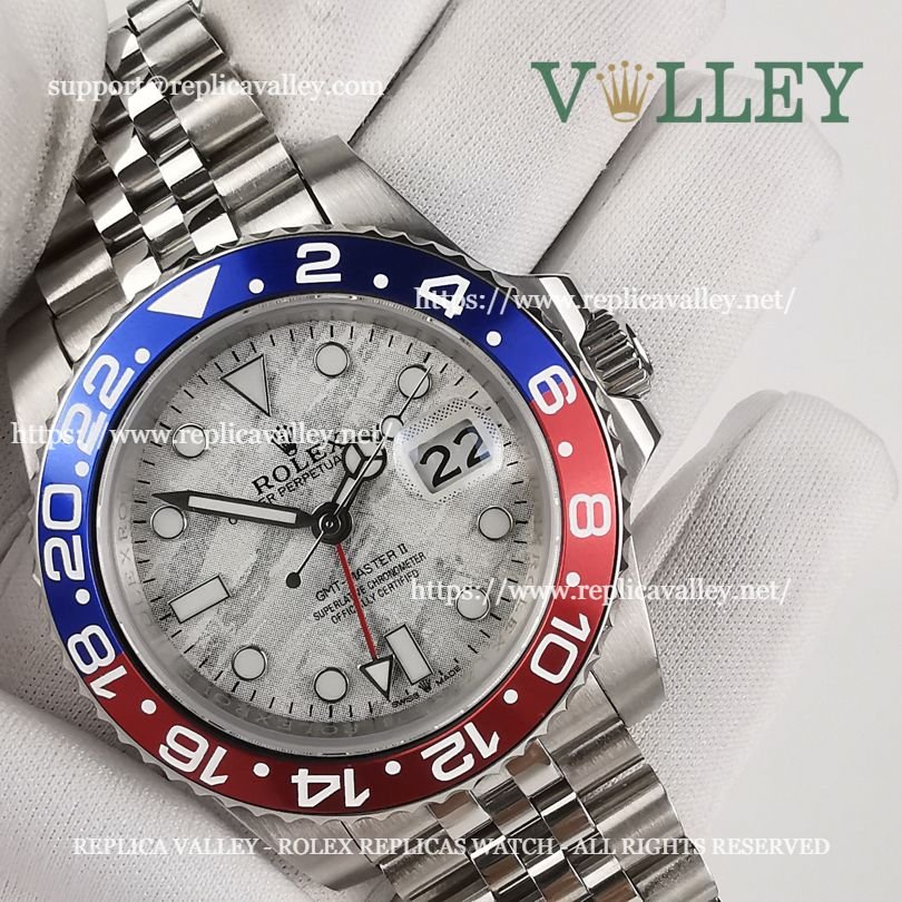 GM516 Rolex GMT-Master II 126719 Pepsi Jubilee Bracelet Meteorite Dial