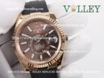 SKD223 Rolex Sky-Dweller 326235 Rubber Strap Chocolate Dial - Image 2