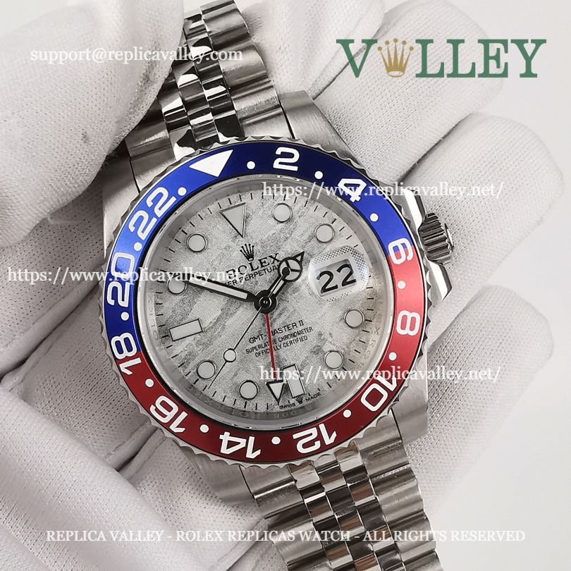 GM516 Rolex GMT-Master II 126719 Pepsi Jubilee Bracelet Meteorite Dial