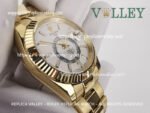 SKD302 Rolex Sky-Dweller 326938 Yellow Gold White Dial - Image 6