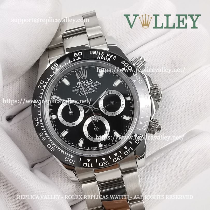 D104 Rolex Daytona 116500 Ceramic Bezel Black Dial