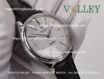 C002 Rolex Cellini Time 50509 Black Leather Strap White Dial - Image 6