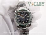 M001 Rolex Milgauss 116400 Black Dial Green Sapphire Crystal