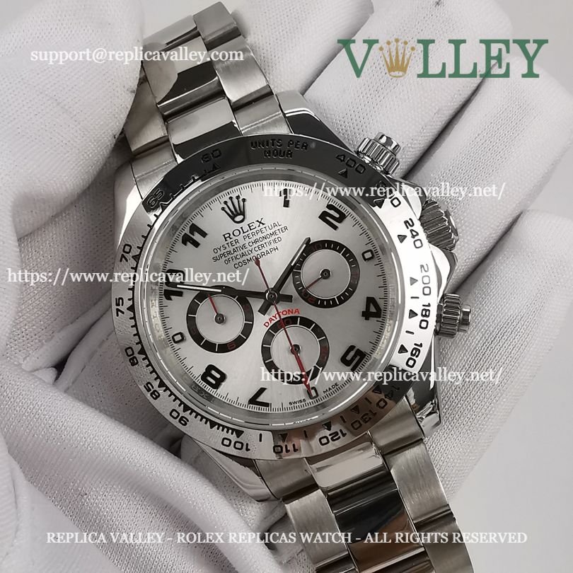 D001 Rolex Daytona 116509 Silver Dial
